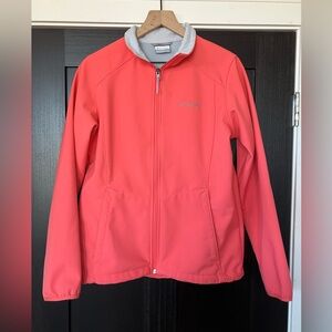 Columbia Bright Coral Zip-Up Jacket